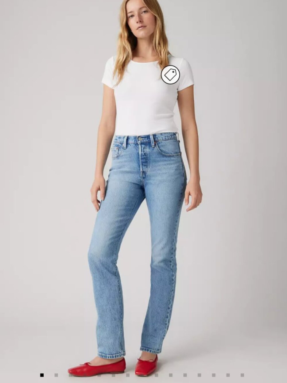 501 JEANS FOR WOMEN HOLLOW DAYS